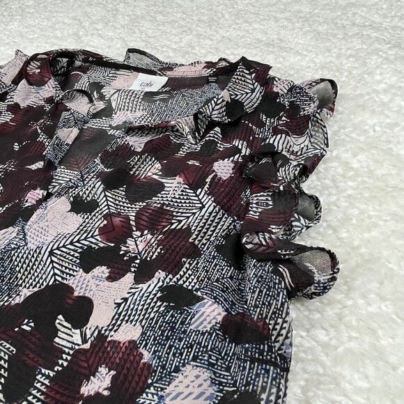 Cabi Weaver Floral Blouse Top - Picture 9 of 10